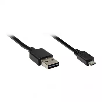 Kabel połączeniowy GoodConnections USB 2.0 EASY wtyk A na wtyk Micro B, czarny, 3m