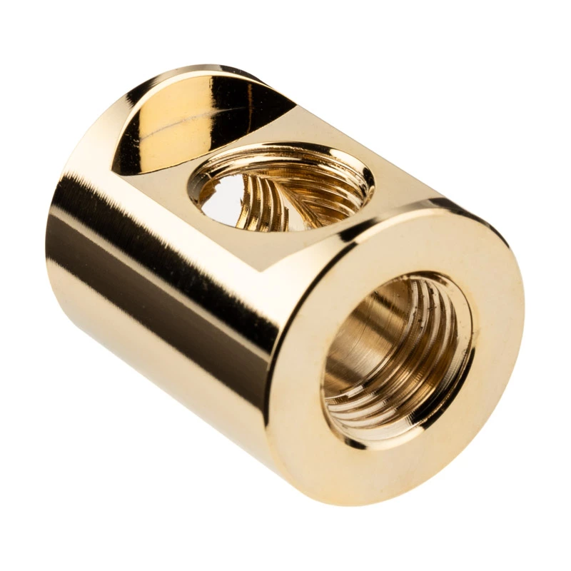 Złączka EK Water Blocks Mosiądz Złota Wysokość 28 mm Średnica 2,3 cm