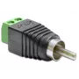 Adapter RCA DeLOCK 65417 Czarny Zielony Srebrny