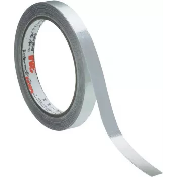 Taśma ekranująca z folii aluminiowej 3M 16,5 m × 12 mm, srebrna