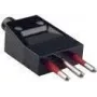 Bachmann - Netzanschluss - 3-polig (M) 10 A - Schwarz - Italien (910.174)