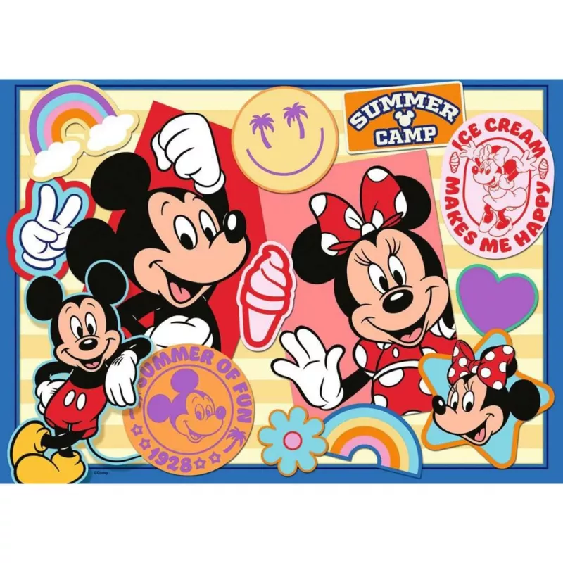 Puzzle Ravensburger Disney Mickey and Friends — 200 elementów, puzzle dla dzieci