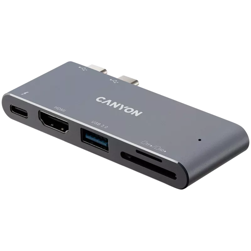 CANYON hub DS-5 5w1 Thunderbolt 3 4K Space Grey