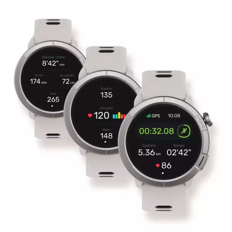 Stelio smartwatch Activ Pro GPS model STSWA102TN, tytanowa koperta 46mm