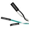 Wandaloodporny przycisk Impactics 19 mm, IP65, niebieska dioda LED, czarny