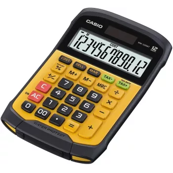 CASIO KALKULATOR BIUROWY WODOODPORNY WM-320MT-S, 12-cyfrowy wyświetlacz. Odłączana klawiatura, 108.5x168.5, Poziom wodo- i pyłoszczelności: IP54