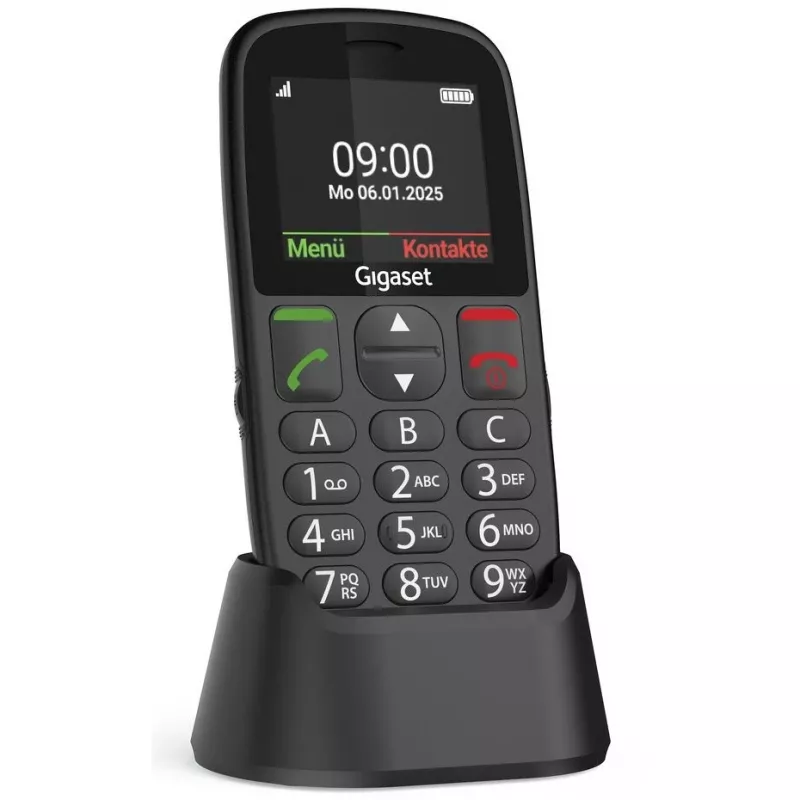 Telefon komórkowy Siemens GL395 Czarny, 5,6 cm / 2,20 cala, aparat 0,30 Mpx (S30853-H1230-R101)