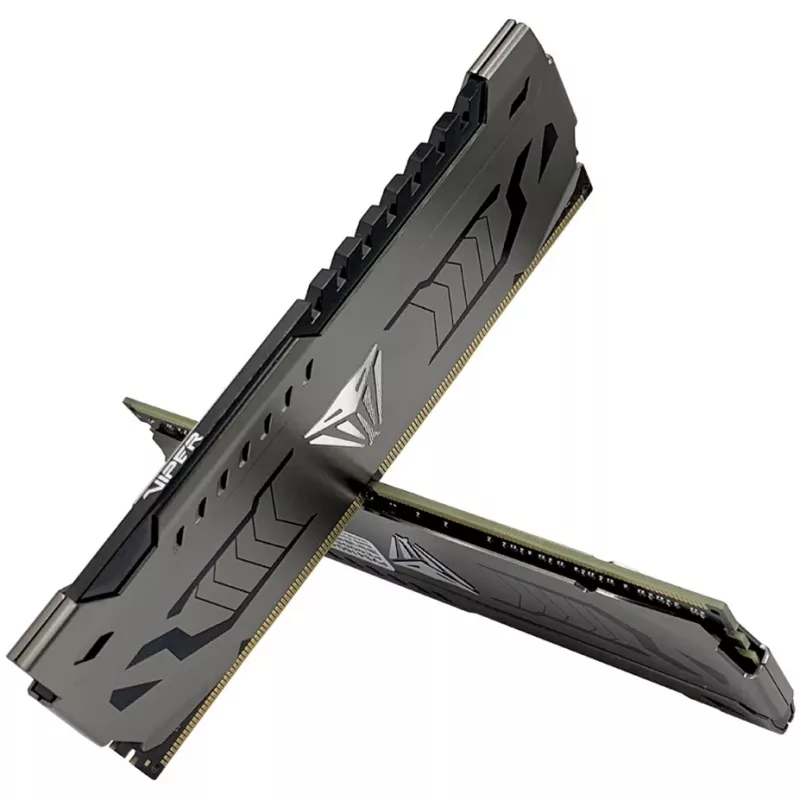 DIMM 16 GB DDR4-3600 (2x 8 GB) Dual-Kit, Arbeitsspeicher grau, PVS416G360C7K, Viper Steel, INTEL XMP