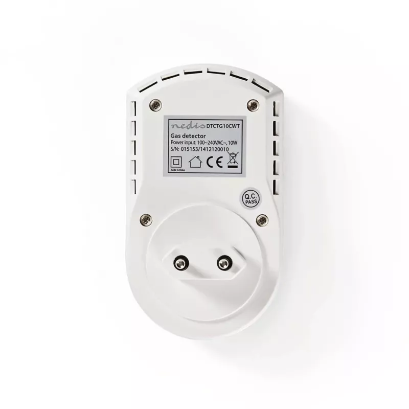 Nedis DTCTG10CWT detektor gazu LPG, gaz ziemny