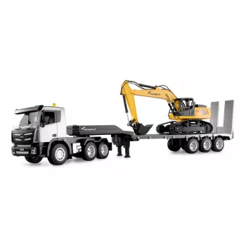 Zestaw Amewi 2w1 Niska Ładowarka i Koparka G836E/G041E skala 1:24 RTR