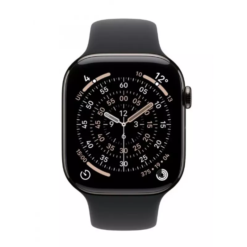 Smartwatch Apple Watch Series 11 GPS + Cellular 42mm Slate Titanium Case Black Sport Band M/L