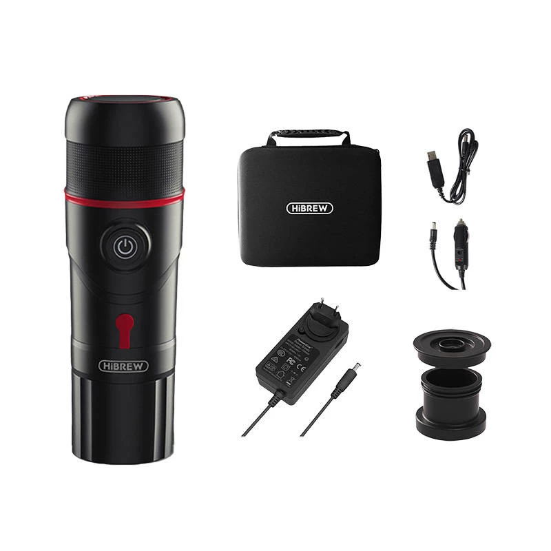 Przenośny ekspres do kawy 3-w-1 z etui HiBREW H4-premium 80W