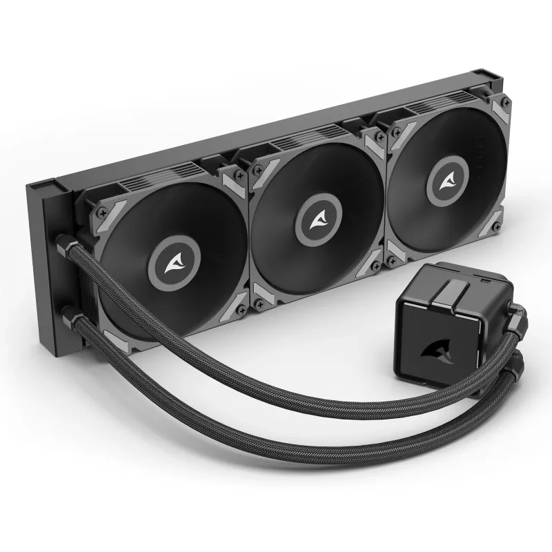 Chłodzenie cieczą All-in-One CPU Sharkoon S40, 360 mm radiator, czarny