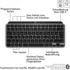 Klawiatura Logitech MX Keys Mini For Mac QWERTZ niemiecka czarno-szara