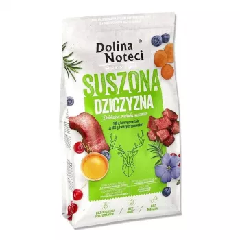 Sucha karma dla psów Dolina Noteci Premium z dziczyzną 9 kg — kompletna karma dla dorosłych psów, bezzbożowa, białko 26%, tłuszcz 15%