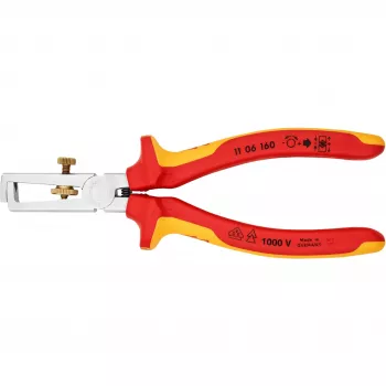Knipex 11 06 160 ściągacz izolacji Pomarańczowy, Czerwony