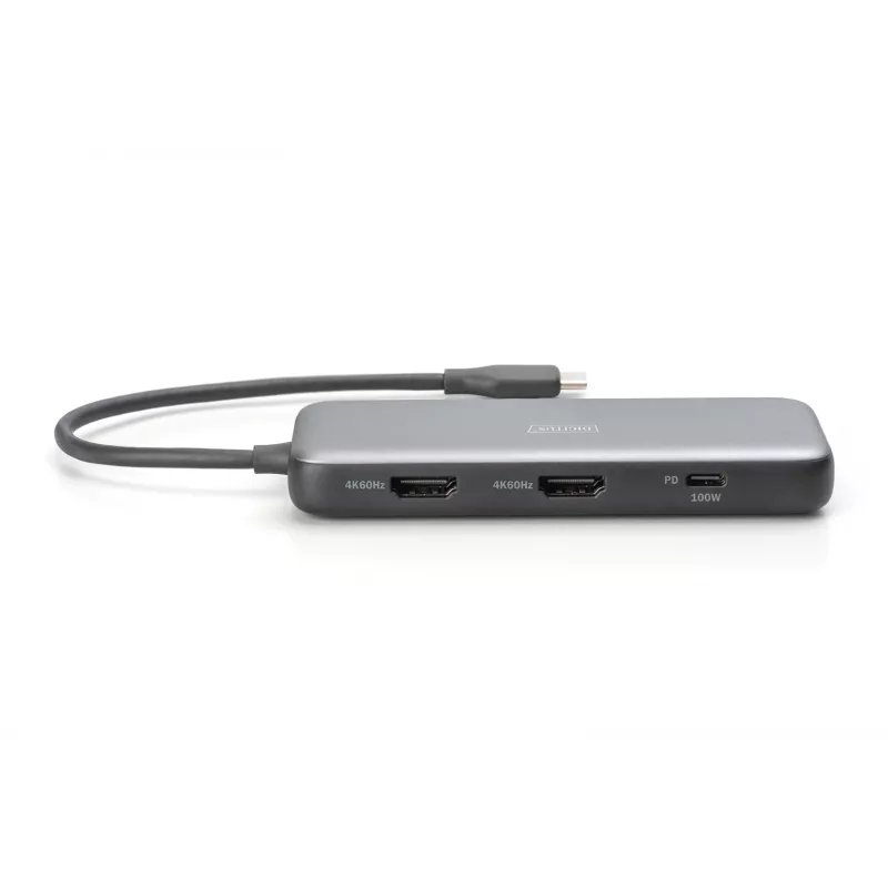 Stacja dokująca USB-C Digitus DA-70915 8-portowa 100W Power Delivery