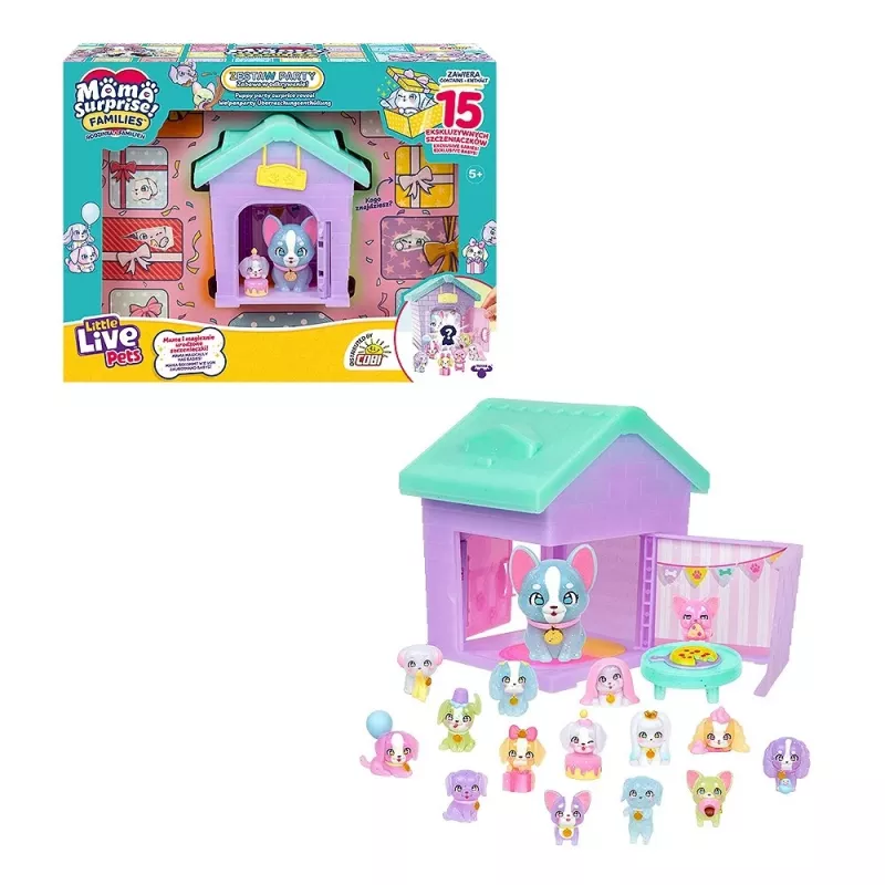 Zestaw figurek Little Live Pets - Families Moms House Party