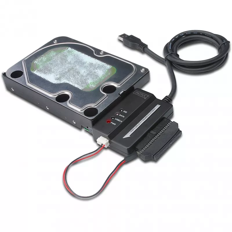 DIGITUS DA-70325 - Kontroler pamięci masowej - 6,4 cm, 8,9 cm (2.5, 8,90cm (3.5)) - ATA / SATA 3Gb/s - 300MBps - USB3.0 (DA-70325)