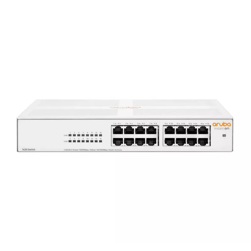 Aruba Instant On 1430 16G Niezarządzalny L2 Gigabit Ethernet (10/100/1000) 1U Biały
