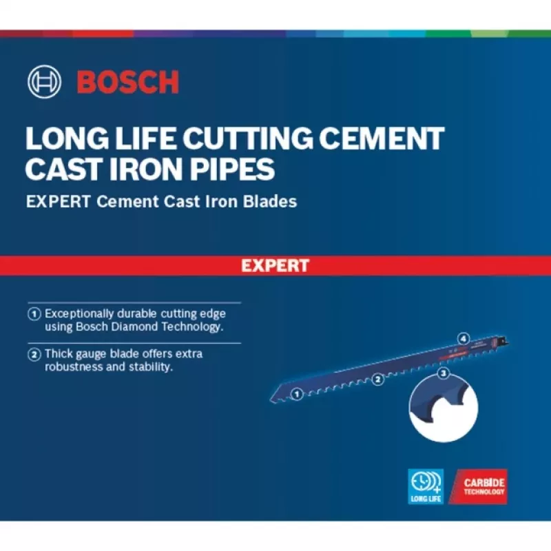 Bosch S 1750 RD Brzeszczot do piły szablastej Diament 1 szt.