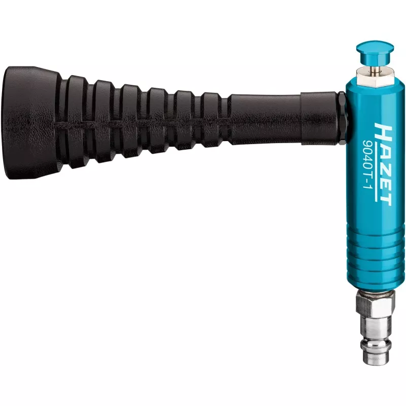 HAZET Turbo Ausblaspistole 9040T-1 schwarz/blau mit Verwirbelungsduese (9040T-1)