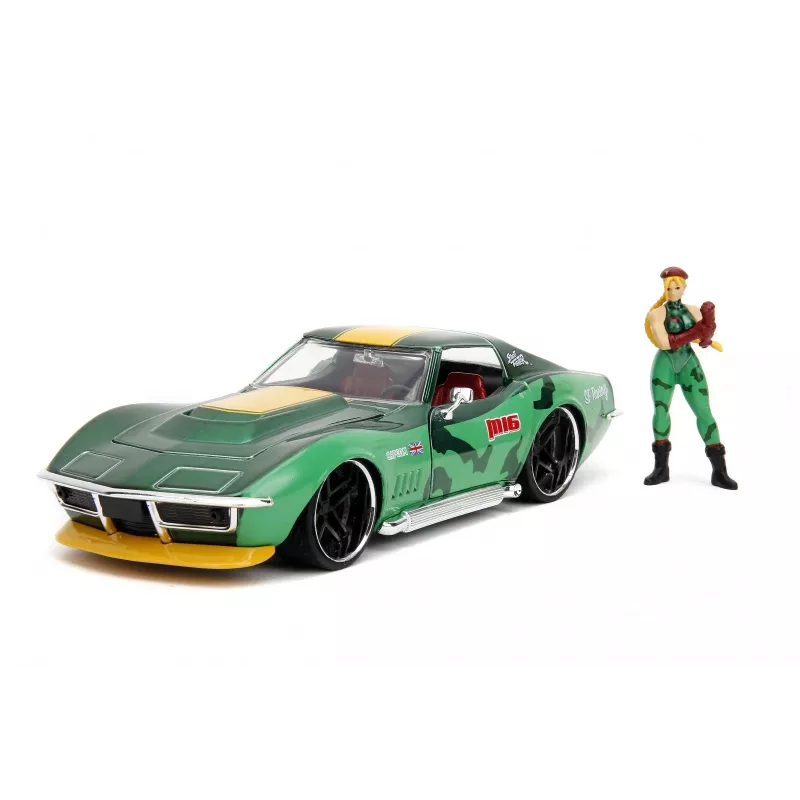Samochód Jada Toys Street Fighter 1969 Chevrolet 1:24 Metalowy Zielony