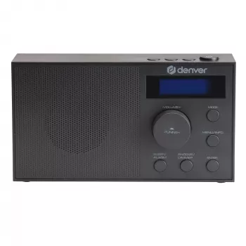 Radio DENVER DAB-51B — kompaktowe radio cyfrowe DAB+/FM/AM, czarne