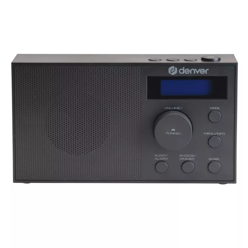 Radio DENVER DAB-51B — kompaktowe radio cyfrowe DAB+/FM/AM, czarne