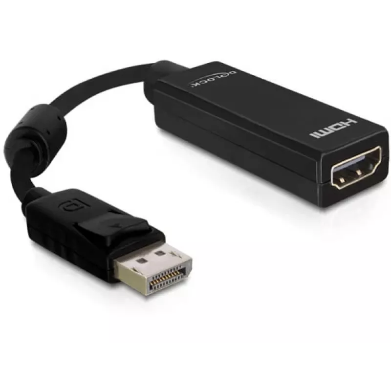 Przejściówka do kabla wideo DeLOCK 61849 0,125 m DisplayPort na HDMI