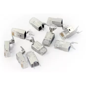 Złącze przewodowe RJ45 szare Digitus X-ML-6F-OD-IMP męskie 100 szt.