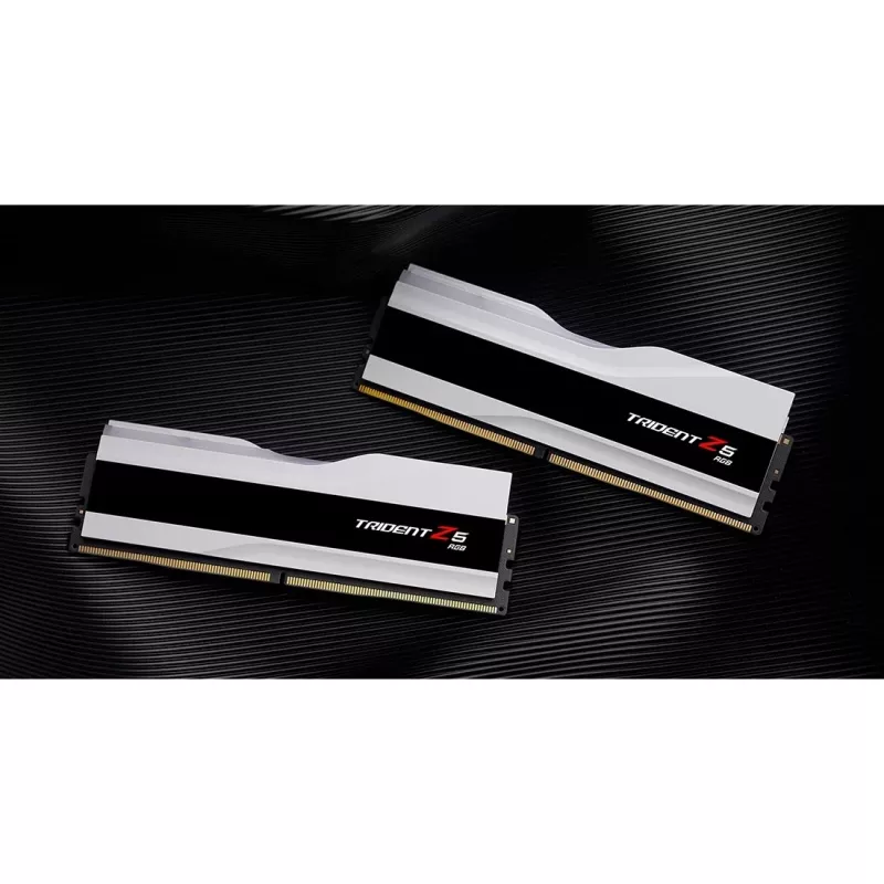 DIMM 64 GB DDR5-6400 (2x 32 GB) Dual-Kit, Arbeitsspeicher weiß, F5-6400J3239G32GX2-TZ5RW, Trident Z5 RGB, INTEL XMP