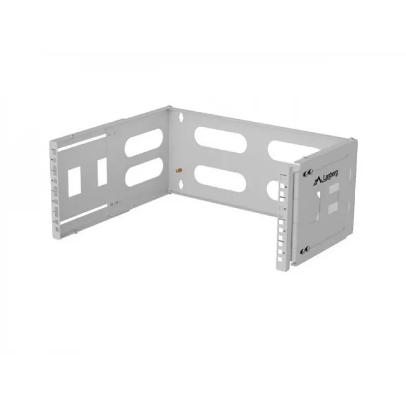 Szafa wisząca 19 inch 4U LANBERG — 497×400/240 mm, szara