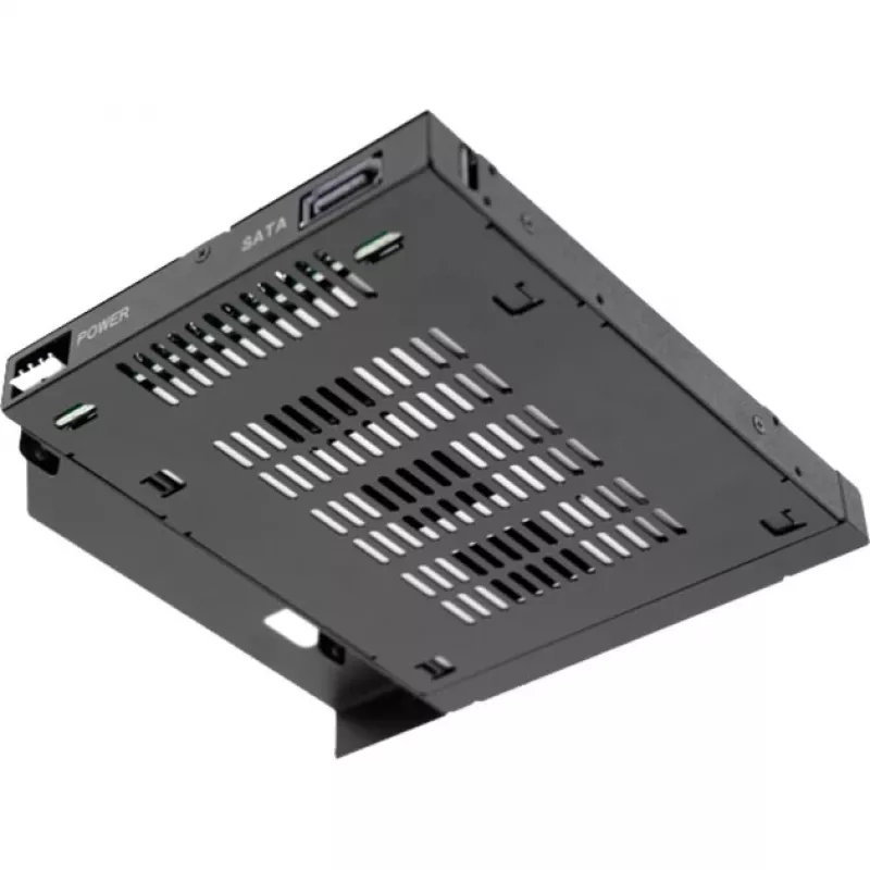 ICY Dock ToughArmor MB411SPO-B - Laufwerksschachtadapter - 13,30cm (5,25) Slim Line auf 2.5 (13,3 cm Slim Line auf 6,4 cm) - Schwarz (MB411SPO-B)