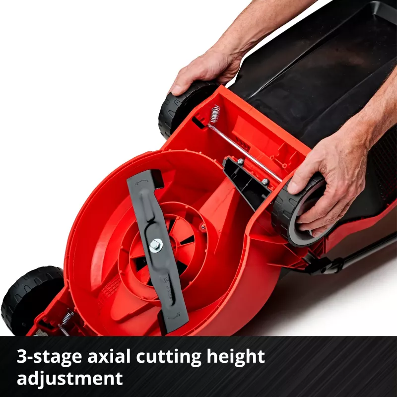 Kosiarka pchana EINHELL GE-CM 18/30 Li — 18V, 3.0Ah, szerokość cięcia 30 cm, kosz 25 L