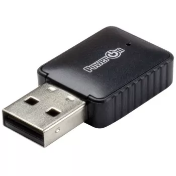 Inter-Tech DMG-07 - Bezprzewodowy - USB - Wi-Fi / Bluetooth - Wi-Fi 5 (802.11ac) - 650 Mbit/s - Czarny (88888146)