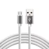 kabel USB everActive 1m - Biały, silikonowy, szybkie ładowanie, 2,4A - CBS-1MW