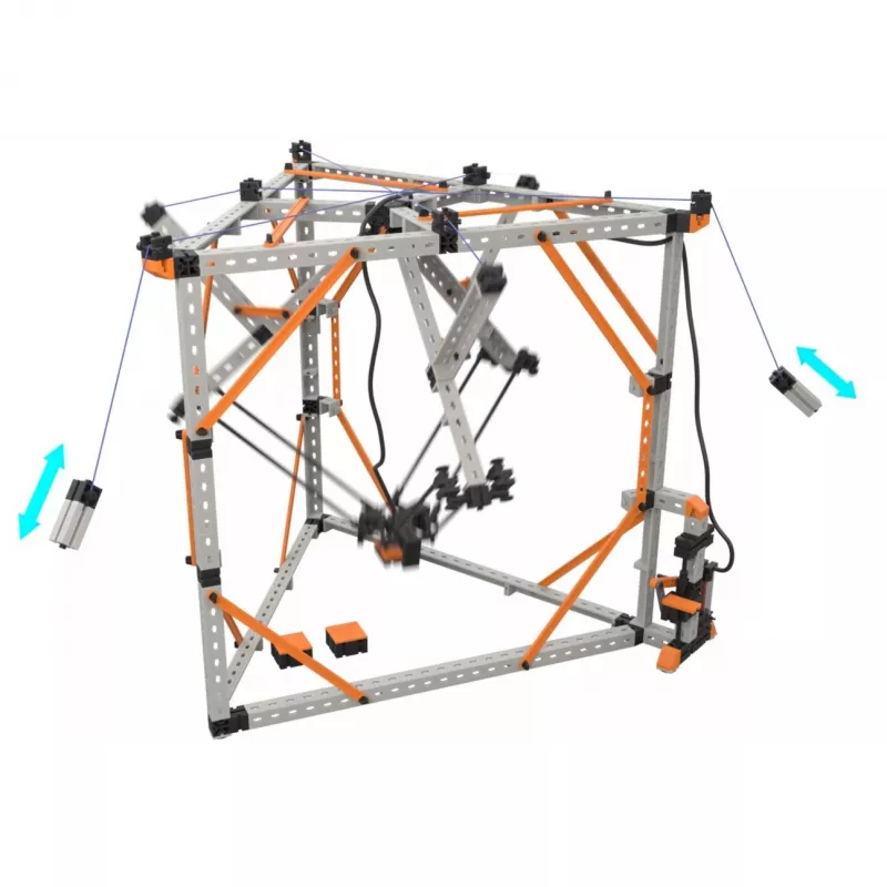 Zestaw konstrukcyjny edukacyjny Fischertechnik Universal Ultimate 576102 — modułowe elementy budowlane do nauki i prototypowania