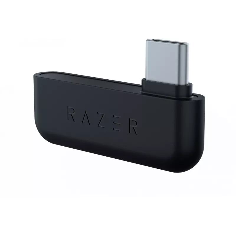 Zestaw słuchawkowy Razer Kaira HyperSpeed, bezprzewodowy, pałąk, gamingowy, USB Type-C, Bluetooth, biały, czarny