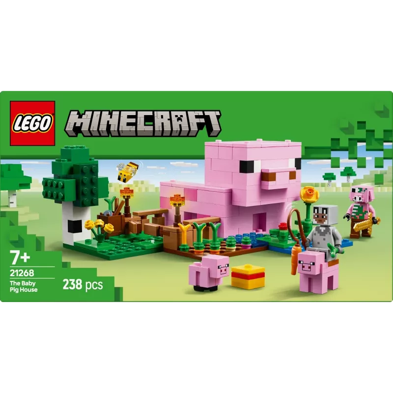 LEGO MINECRAFT 21268 Domek Małej Świnki