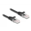 Kabel sieciowy DeLOCK RJ45 zwijany wtyk męski do wtyku męskiego kat.5e 2 m czarny