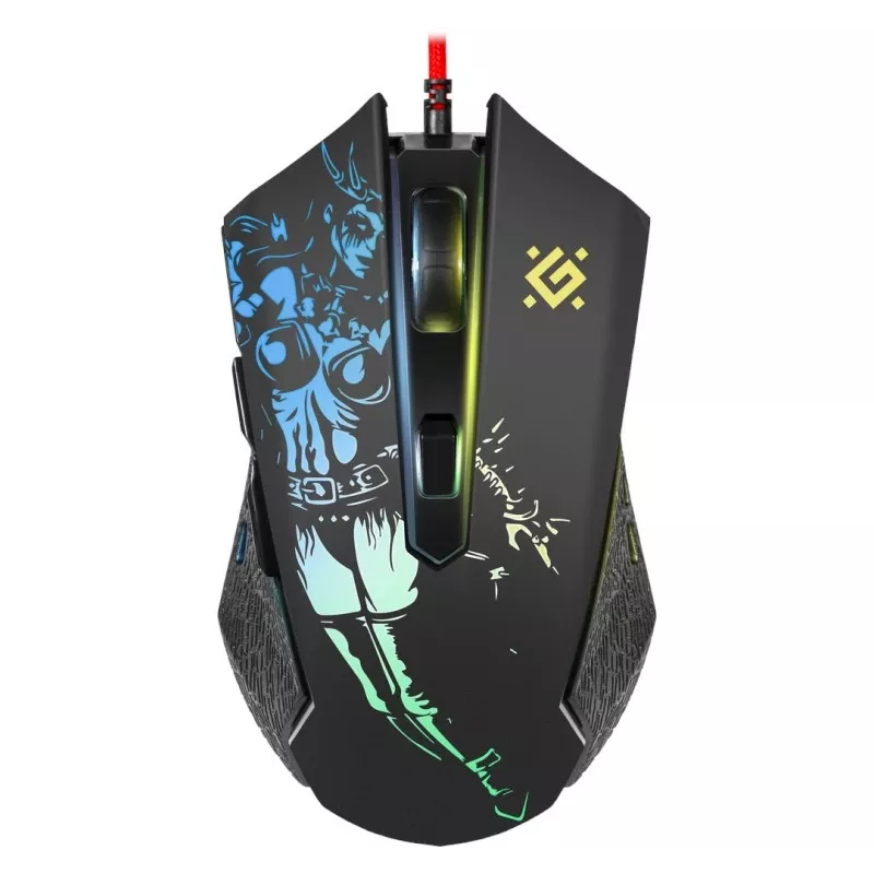 Mysz gamingowa, optyczna, przewodowa DEFENDER GM-933 SIN'SISTER 7200dpi 6P RGB