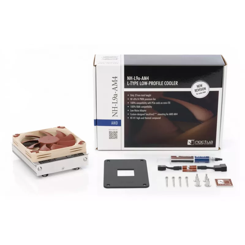 Chłodzenie procesora Noctua NH-L9a-AM4 9,2 cm beżowy, nikiel