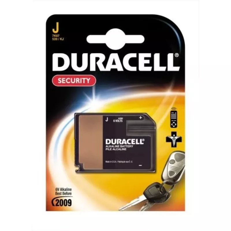 Duracell Security - Bateria J alkaliczna 500 mAh