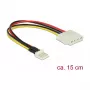Wewnętrzny kabel zasilający DeLOCK 85456 0,15 m Floppy na Molex