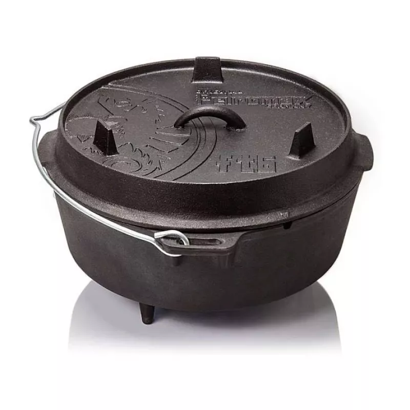 Blacha do pieczenia Petromax FT6 okrągła żeliwna 185 mm 330 mm 360 mm