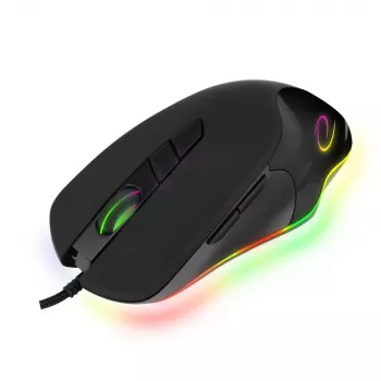 Optyczna mysz gamingowa ESPERANZA EM132 — 7 przycisków, 7200 DPI, RGB, praworęczna, USB 2.0, kabel 1,5 m