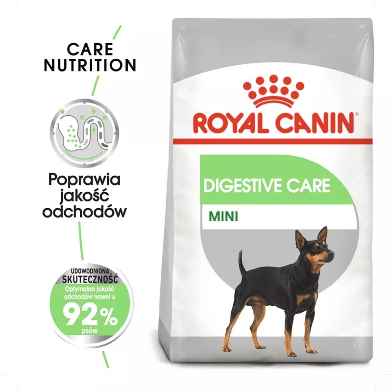 Sucha karma dla psa Royal Canin Mini Digestive Care 3 kg — małe rasy, drób, dorosłe, wsparcie trawienne