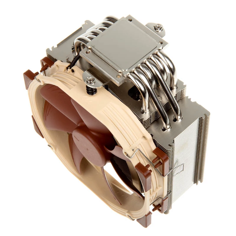 Noctua NH-U14S element chłodzący komputer Chłodzenie procesora 12 cm Brązowy, stal nierdzewna