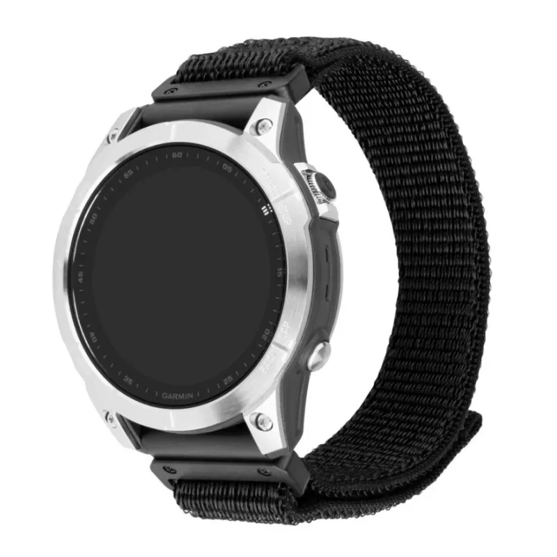 Zapasowy pasek sportowy 22 mm do Garmin QuickFit by FIXED — 160–210 mm, czarny